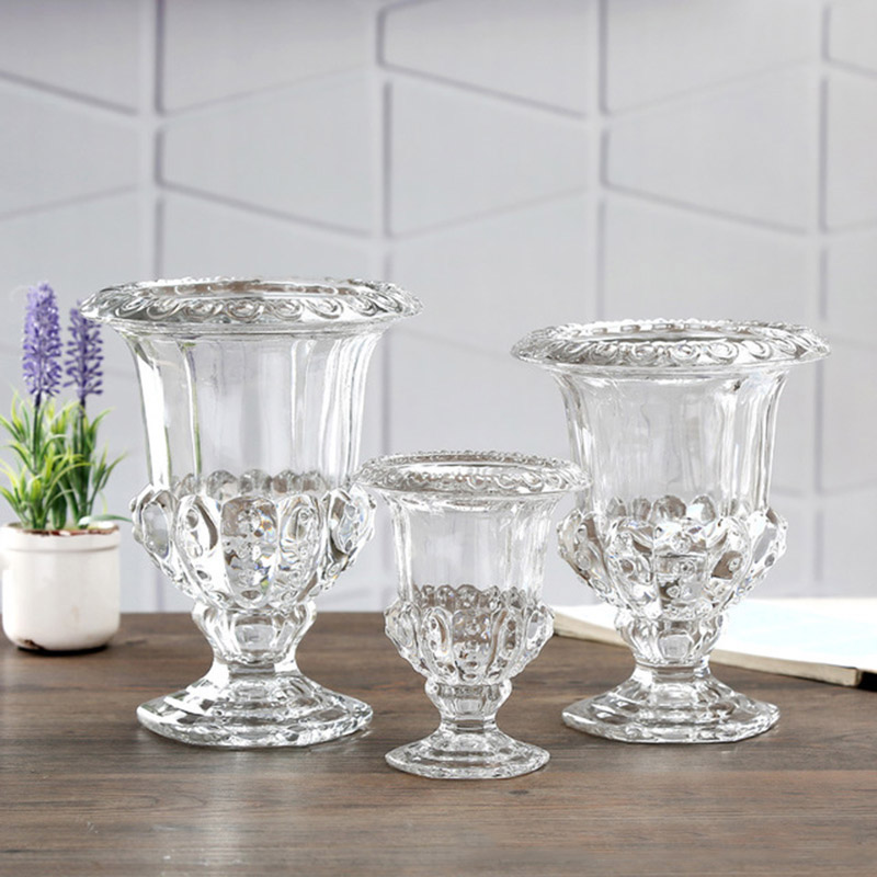 Florist Supply Bulk - Klarglas Blumenvase Stiel Pflanzen glas Tisch