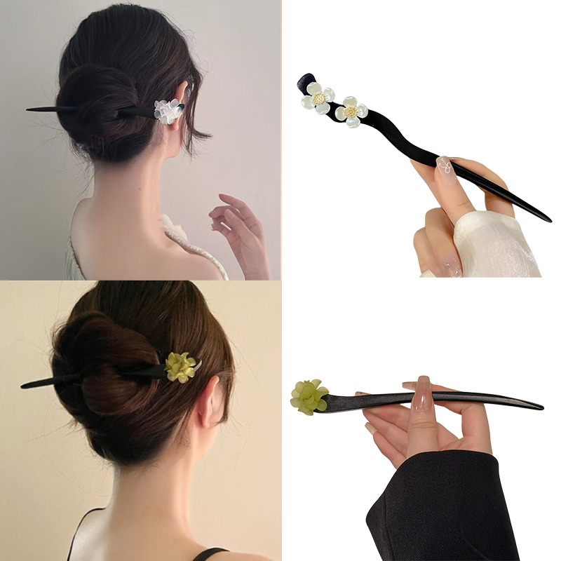 Supply Florist - Vintage Chinesischen Stil Holz Blume Haar