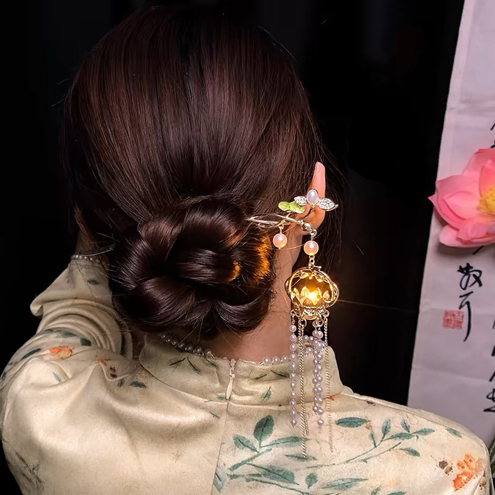 Leuchtende Blumen-Haarnadel, E – Supply Florist Bewertung und Preis