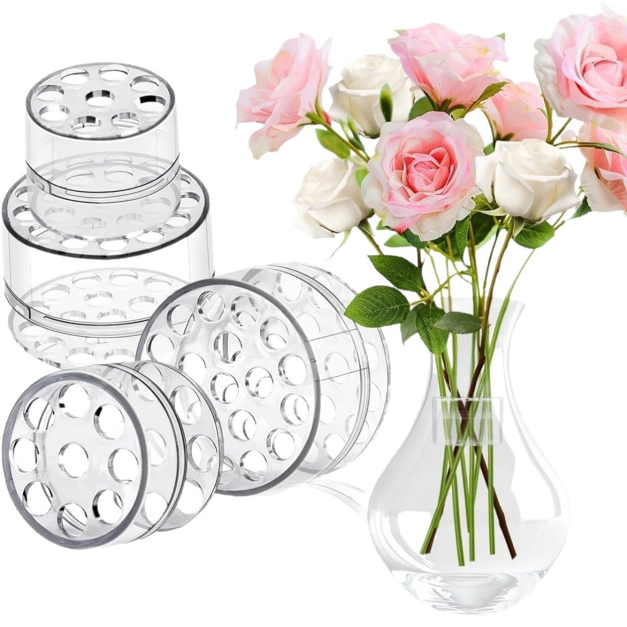 Spiralförmiger Ikebana-Stielha – Florist Supply Vases Bewertung und Preis