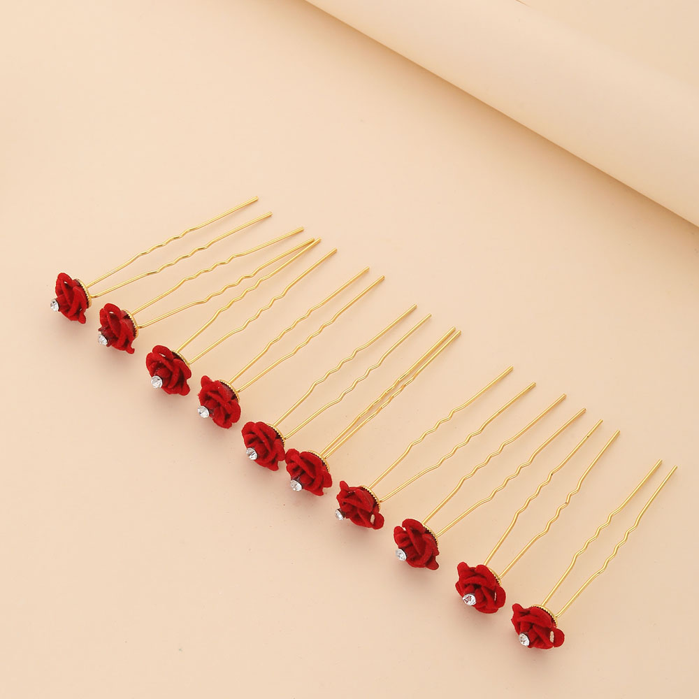10 Stücke Rose Haarschmuck Hoc – Supply Florist Bewertung und Preis