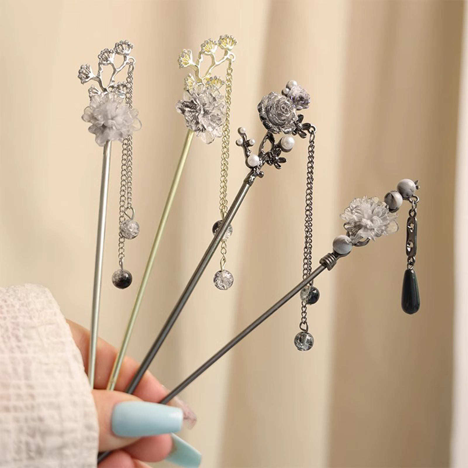 Elegante Blumen-Haarnadeln, Ha – Supply Florist Bewertung und Preis